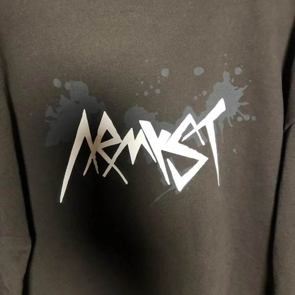 ARTIST-MADE COLLECTION BY BTS Jung Kook ARMYST Zip-Up Hoodie Gray - Picture 3 of 10